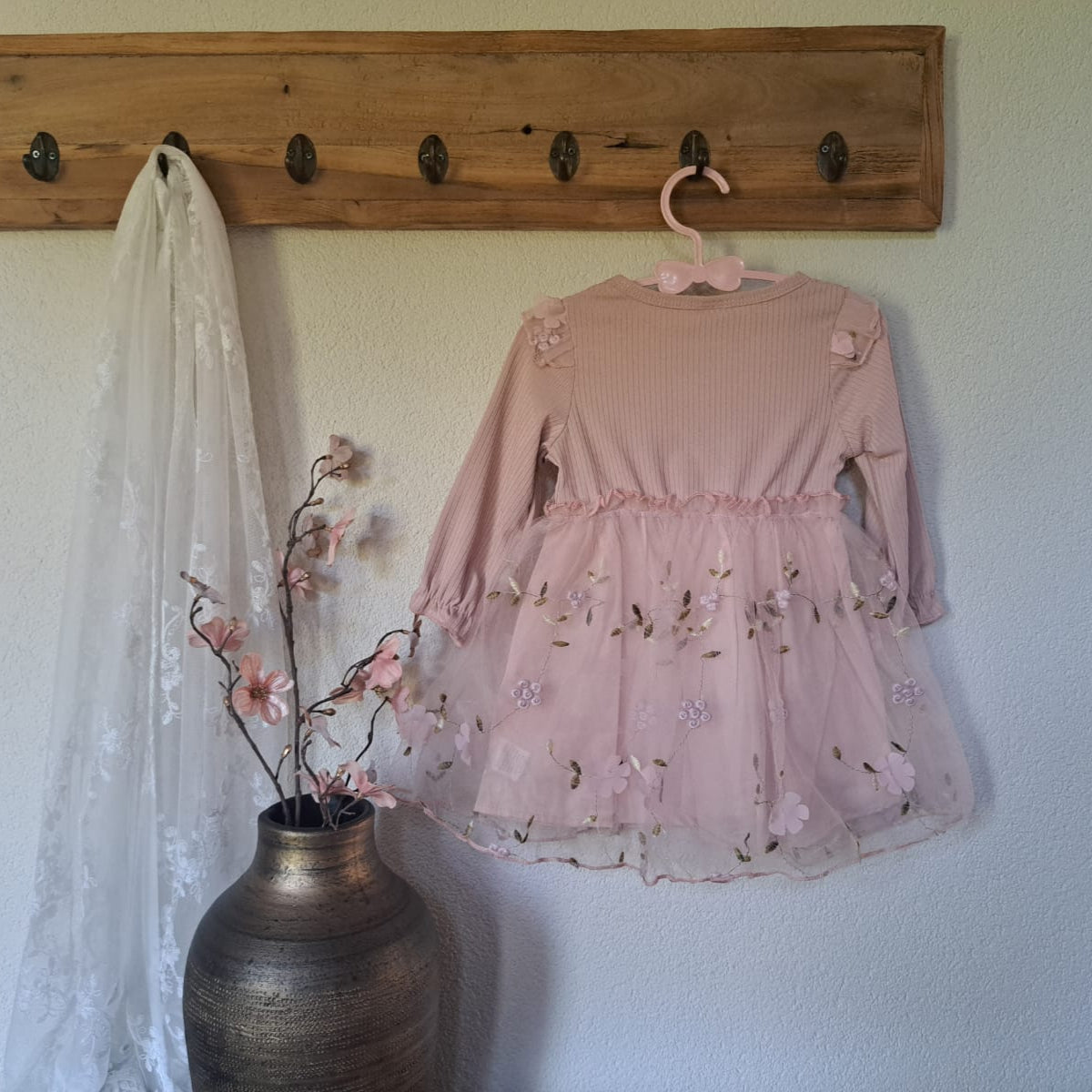 Feestjurkje met lange mouw