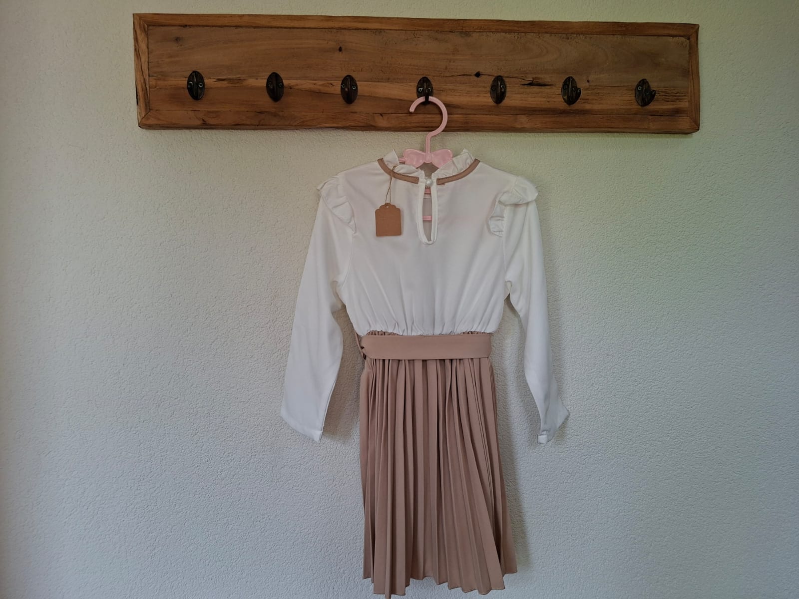 Net jurkje met lange mouw