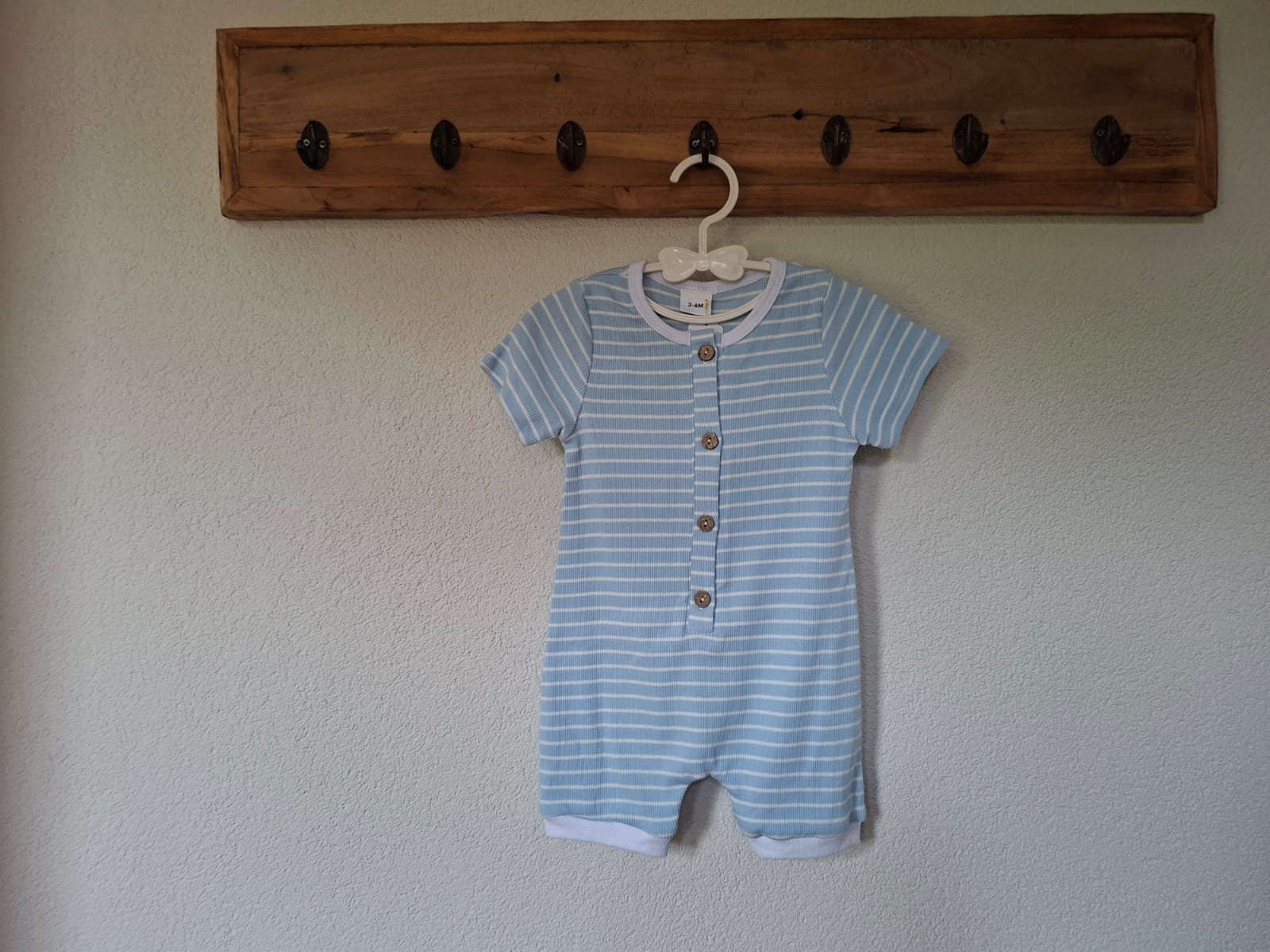 Rompertje blauw-wit gestreept